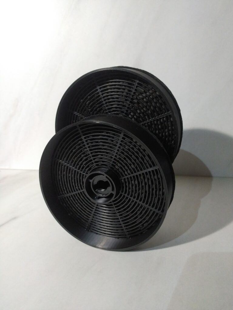 Filtr węglowy do okapu GLOBALO ASC450 13 cm zamiennik – zestaw 2 sztuk